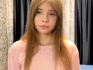 Cute and shy camgirl caroline