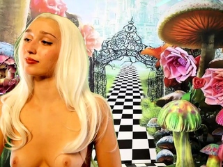 Hot Blonde Babe Solo Masturbation